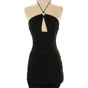 Princess Polly Black Halter Dress